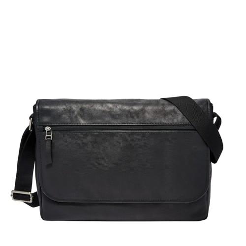 Fossil Walton Messenger  Bag Black- Sbg1235001