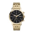 Fossil Luther Chronograph Gold-tone Stainless Steel Watch  Jewelry - Bq2329