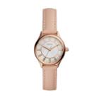 Fossil Modern Sophisticate Three-hand Blush Leather Watch  Jewelry - Bq3481