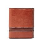 Fossil Easton Rfid Trifold  Wallet Brown Multi- Sml1436914