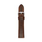 Fossil Estate 22mm Dark Brown Leather And Silicone Watch Strap   - S221299