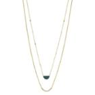 Fossil Double Half-moon Jade Necklace  Jewelry - Jf02947710