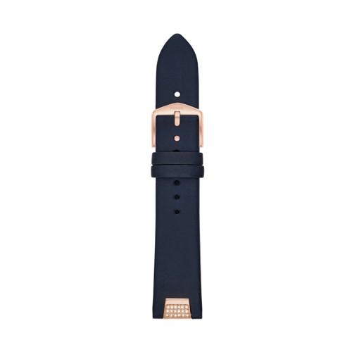 Fossil 20mm Blue Leather Watch Strap   - S201082