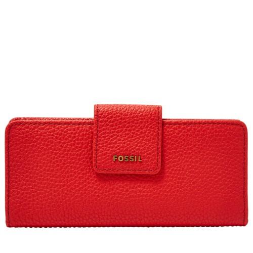 Fossil Madison Slim Clutch Â   Wallet Real Red- Swl1574622