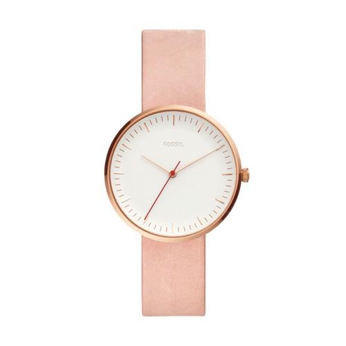 Fossil Essentialist Three-hand Blush Leather Watch  Jewelry - Es4426