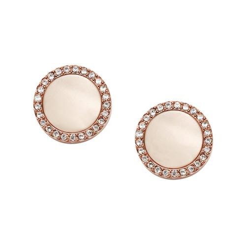 Fossil Shimmer Horn Studs  Earrings - Jf01715791
