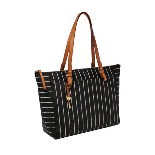 Fossil Rachel Tote  Handbags Black/white- Zb7446005