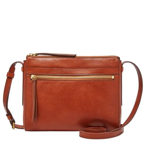 Fossil Felicity Crossbody  Handbag Medium Brown- Shb2000210