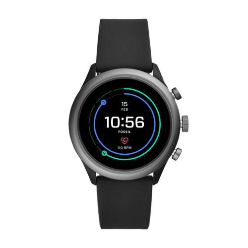 Fossil Fossil Sport Smartwatch - Black Silicone  Jewelry - Ftw4019