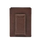 Fossil Walton Rfid Magnetic Front Pocket Wallet  Wallet Black Coffee- Sml1651017