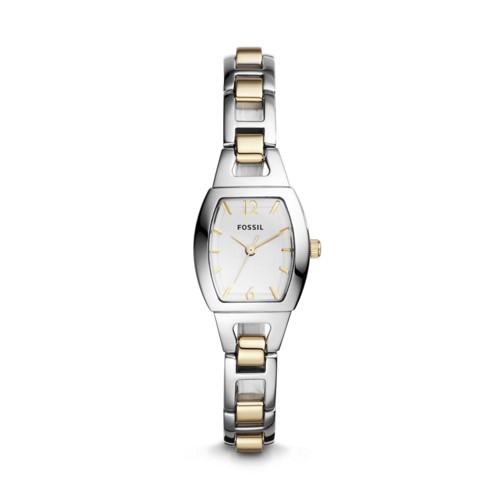 Fossil Isobel Three-hand Two-tone Stainless Steel Watch  Jewelry - Bq1068