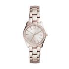Fossil Scarlette Three-hand Date Pastel Pink Stainless Steel Watch  Jewelry - Es4363