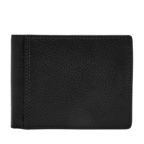 Fossil Tyler Rfid International Traveler  Wallet Black- Sml1502001