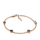 Fossil Heritage Shapes Rose Gold-tone Stainless Steel Bracelet  Jewelry Rose Gold- Jof00480791
