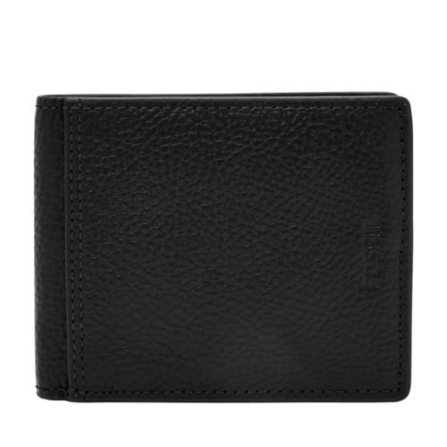 Fossil Tyler Rfid Bifold  Wallet Black- Sml1503001