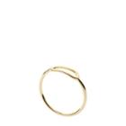 Fossil Link Gold-tone Brass Ring  Jewelry - Ja69727106.5