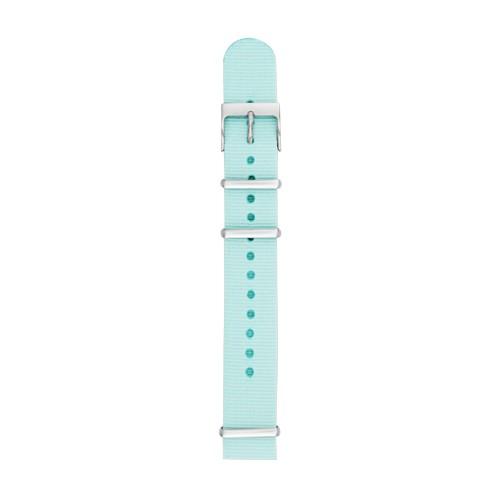 Fossil 18mm Mint Polyester Watch Strap   - S181090
