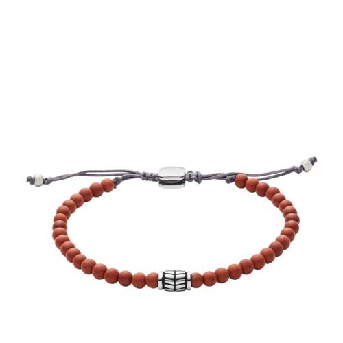 Fossil Red Semi-precious Bracelet  Jewelry - Jf02889040