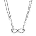 Fossil Infinity Knot Double-chain Steel Necklace  Jewelry - Jf02866040
