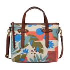 Fossil Felicity Satchel  Handbags Floral Multi/white- Shb2142782
