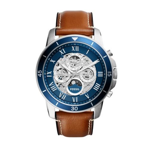 Fossil Grant Sport Automatic Luggage Leather Watch  Jewelry - Me3140