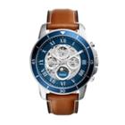 Fossil Grant Sport Automatic Luggage Leather Watch  Jewelry - Me3140
