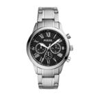 Fossil Flynn Midsize Chronograph Stainless Steel Watch  Jewelry - Bq1742ie