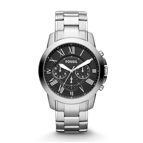 Fossil Grant Chronograph Stainless Steel Watch   - Fs4736ie