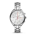 Fossil Land Racer Chronograph Stainless Steel Watch Ch2975 Silver