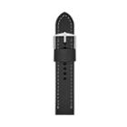 Fossil 22mm Black Leather Watch Strap   - S221244
