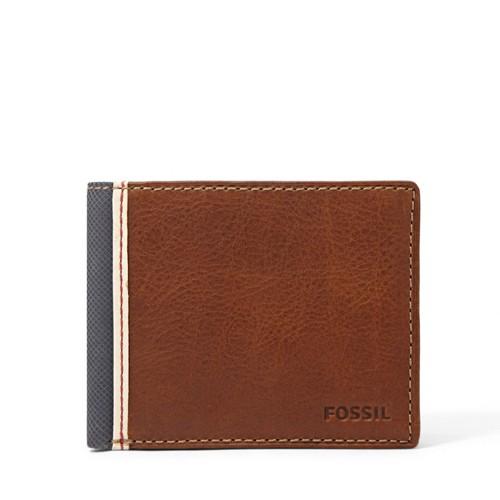 Fossil Elgin Traveler Wallet  Accessory Brown- Ml3309200