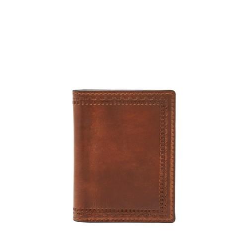 Fossil Ansel Card Case  Wallets Brown- Ml4079200