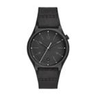 Fossil Barstow Three-hand Black Leather Watch  Jewelry - Fs5511