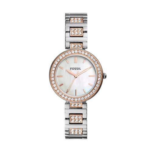 Fossil Karli Three-hand Two-tone Stainless Steel Watch  Jewelry - Bq3337