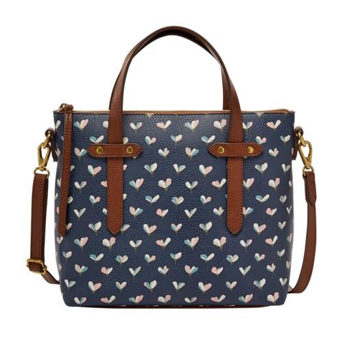 Fossil Felicity Satchel  Handbags Floral- Shb2106919