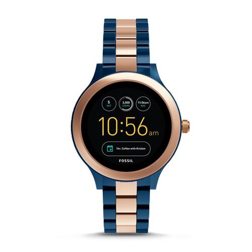 Fossil Refurbished Gen 3 Smartwatch - Q Venture Rose Two-tone Stainless  Steel Jewelry - Ftw6002j | LookMazing