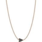 Fossil Heart Rose Gold-tone Stainless Steel Necklace  Jewelry - Jf03090791