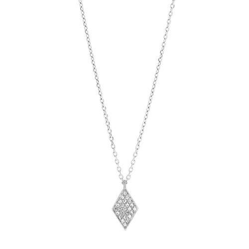 Fossil Diamond Stainless Steel Necklace  Jewelry - Jof00424040