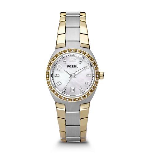 Fossil Colleague Two-tone Stainless Steel Watch   - Am4183