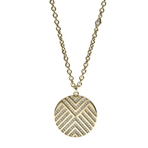 Fossil Chevron Glitz Necklace  Jewelry - Jf02797710