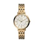 Fossil Jaqueline Three-hand Antique Gold-tone Stainless Steel Watch  Jewelry - Es4552