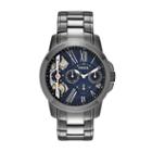 Fossil Grant Twist Multifunction Smoke Stainless Steel Watch   - Me1146