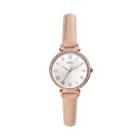 Fossil Kinsey Three-hand Blush Leather Watch  Jewelry - Es4445
