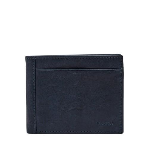 Fossil Neel Flip Id Bifold  Wallet Navy- Ml3899400