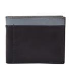 Fossil Robson Bifold  Wallet Navy- Sml1640400