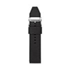 Fossil Leather 24mm Watch Strap - Black