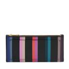 Fossil Shelby Clutch  Wallet Blue Multi Stripe- Sl7824425