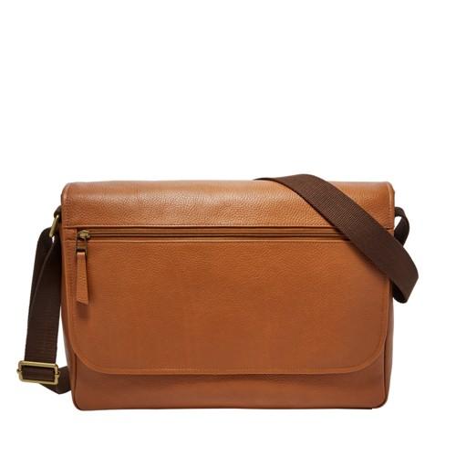 Fossil Trey Messenger  Bag Saddle- Sbg1244216