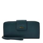 Fossil Madison Zip Clutch  Wallet Indian Teal- Swl1575380