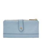 Fossil Lainie Zip Clutch  Wallet Horizon Blue- Swl2060436